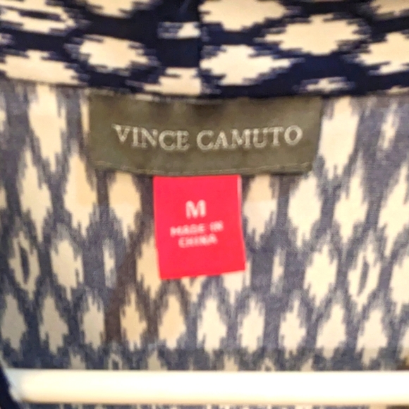 Vince Camuto Blue Midi Dress Size Medium - Picture 3 of 5